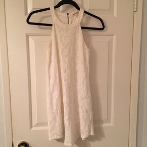 Lace shift dress